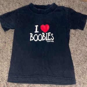 I love boobies tee